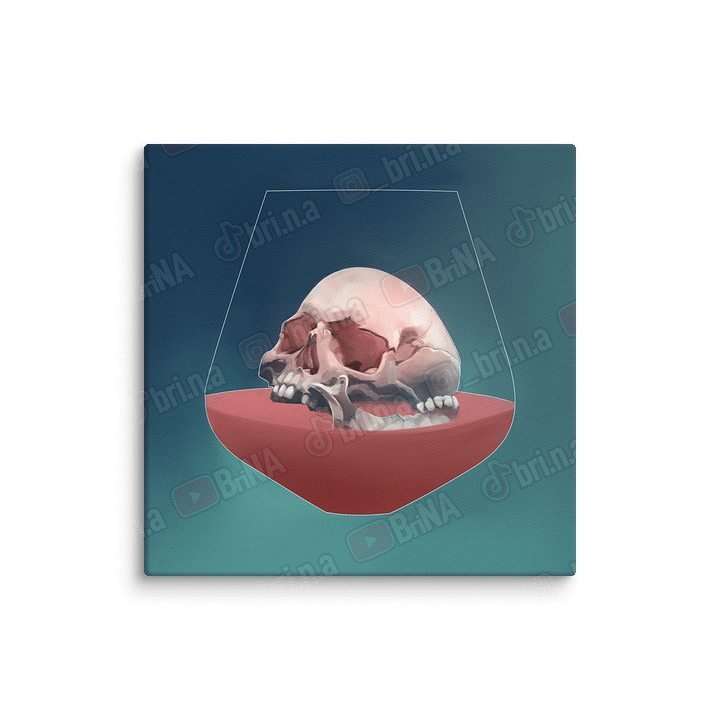 Skull Merlot - Canvas product image (1)
