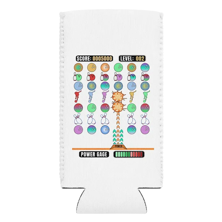 Space Invader Game Bowling StrikeMaster Can Cooler product image (2)