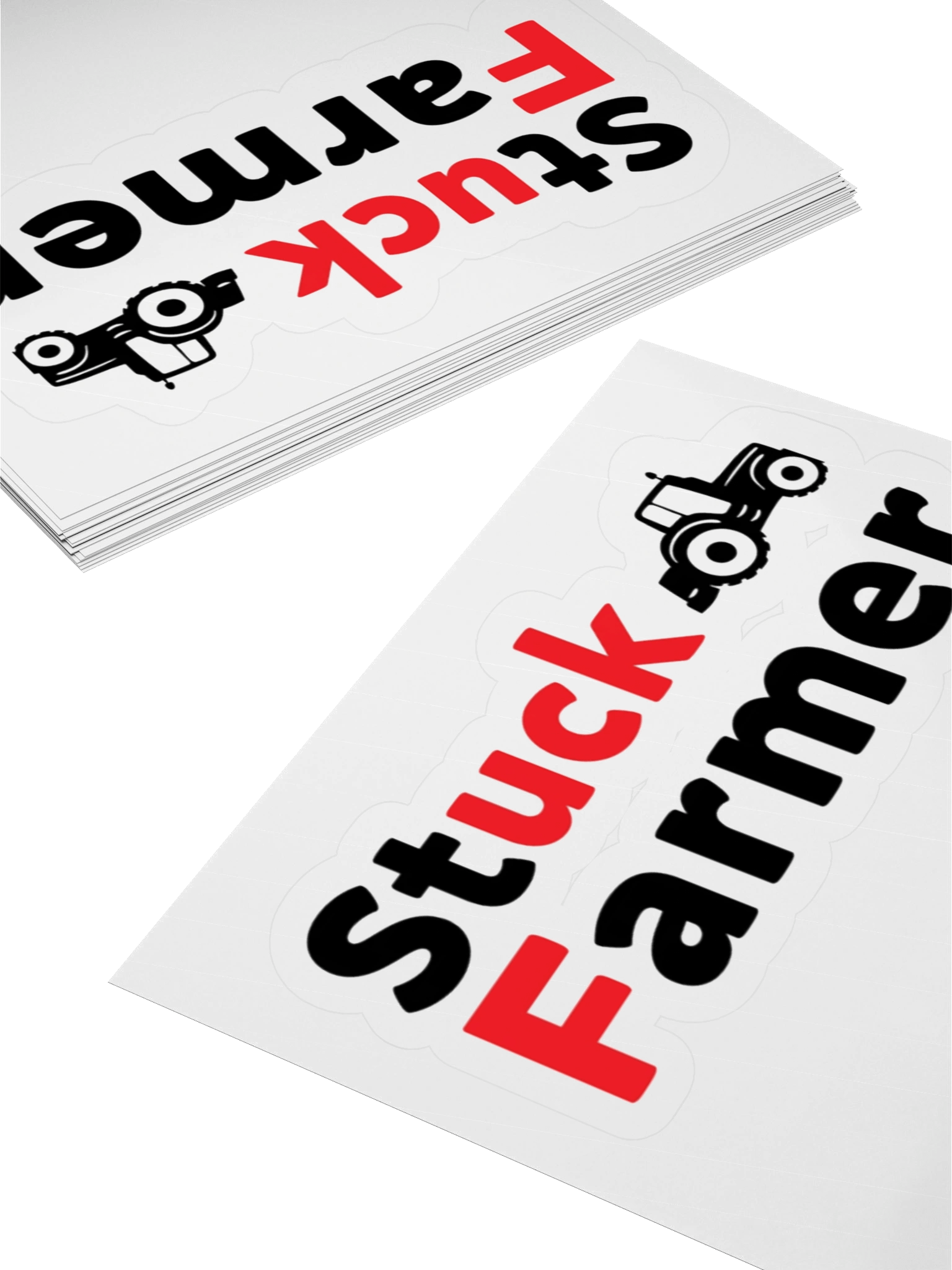 Stuck farmer stickers product image (16)