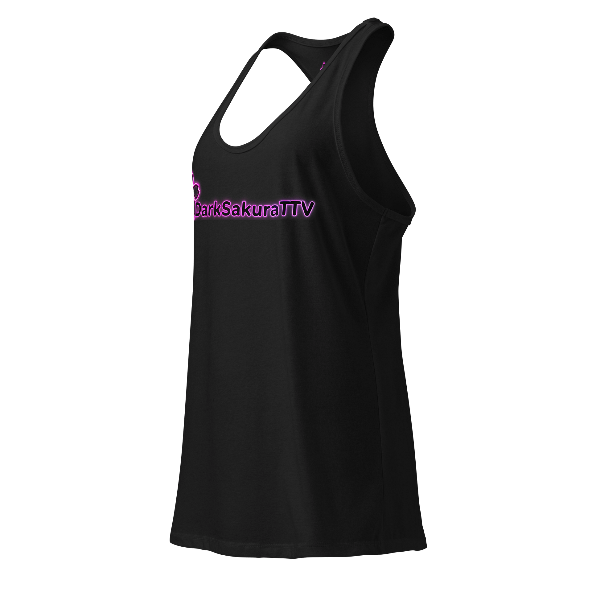 DarkSakuraTTV Neon Logo Racerback Fem Tank product image (3)