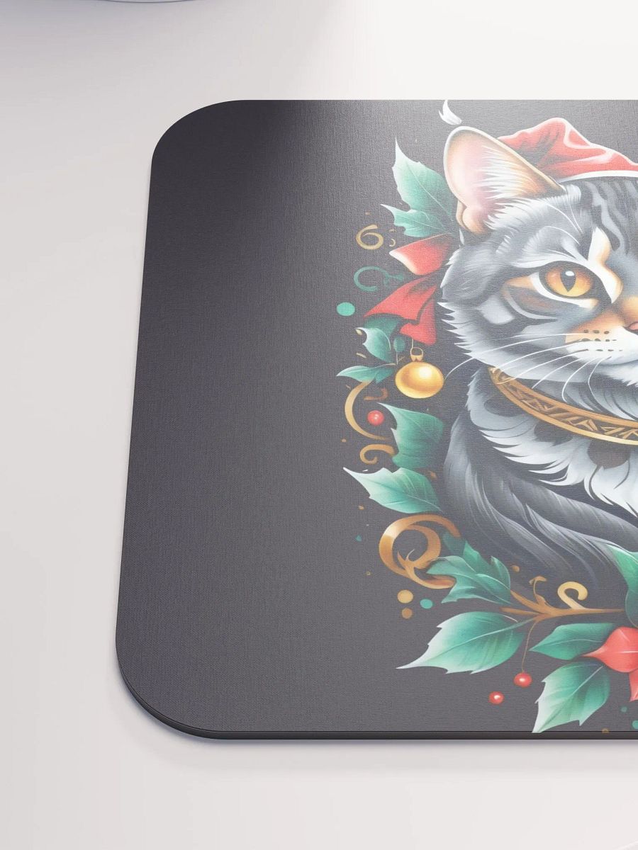 Christmas Kitty & Holiday Charm Mouse Pad product image (7)