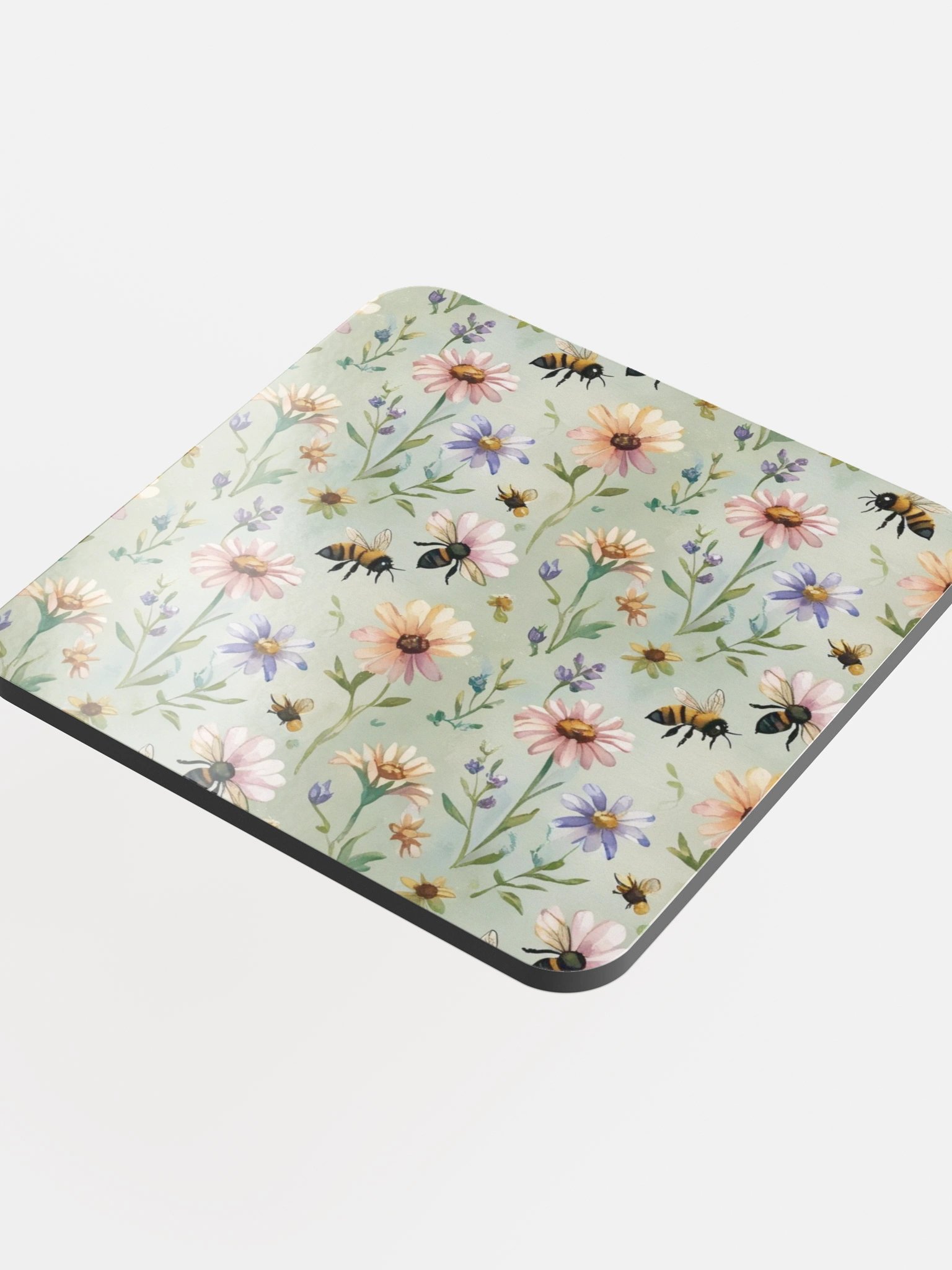 Buzzing Blooms Cork Coaster Set product image (4)
