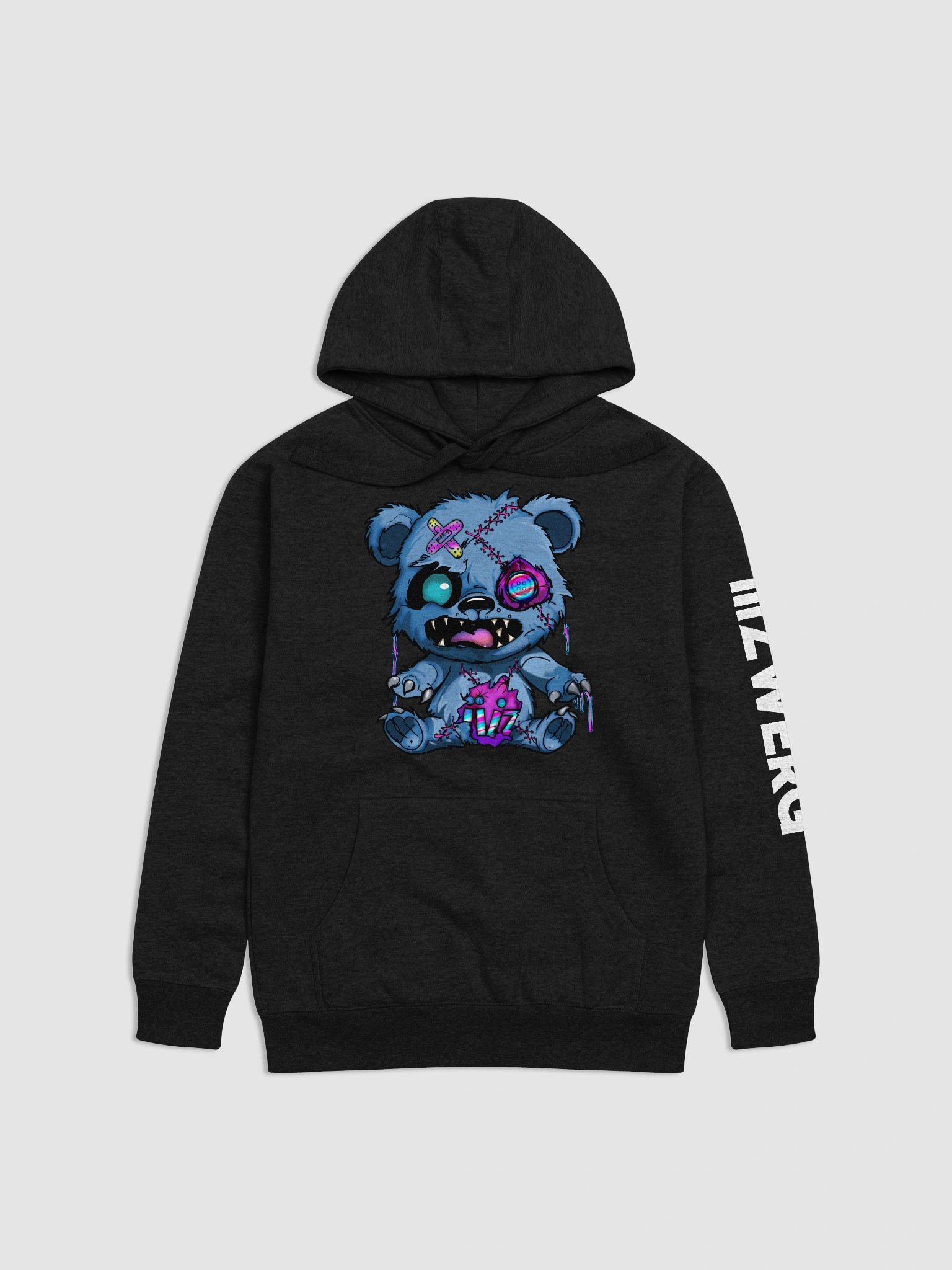 Zombie Bear Hoodie (Dark) product image (1)