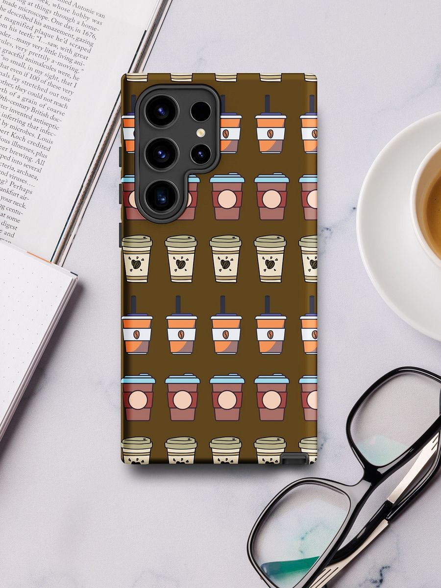 Coffee Aesthetic Samsung Case I Cute Tumbler I Coffee Lover Phone Cover I Wireless Charging Supported product image (3)