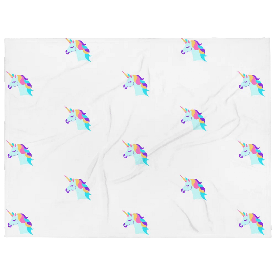 Pixelated Unicorn Dream Throw Blanket product image (1)