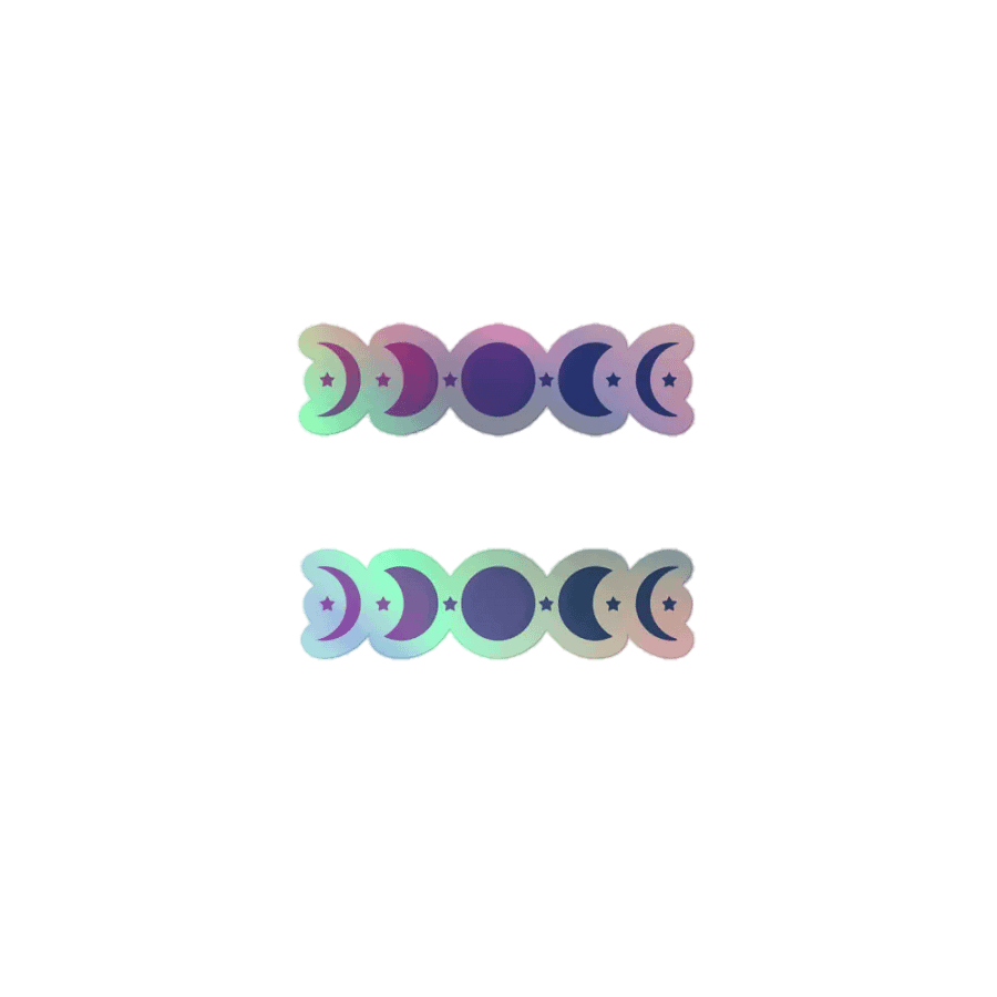 Phasing Through the Moon: Bi Vibes Stickers product image (1)