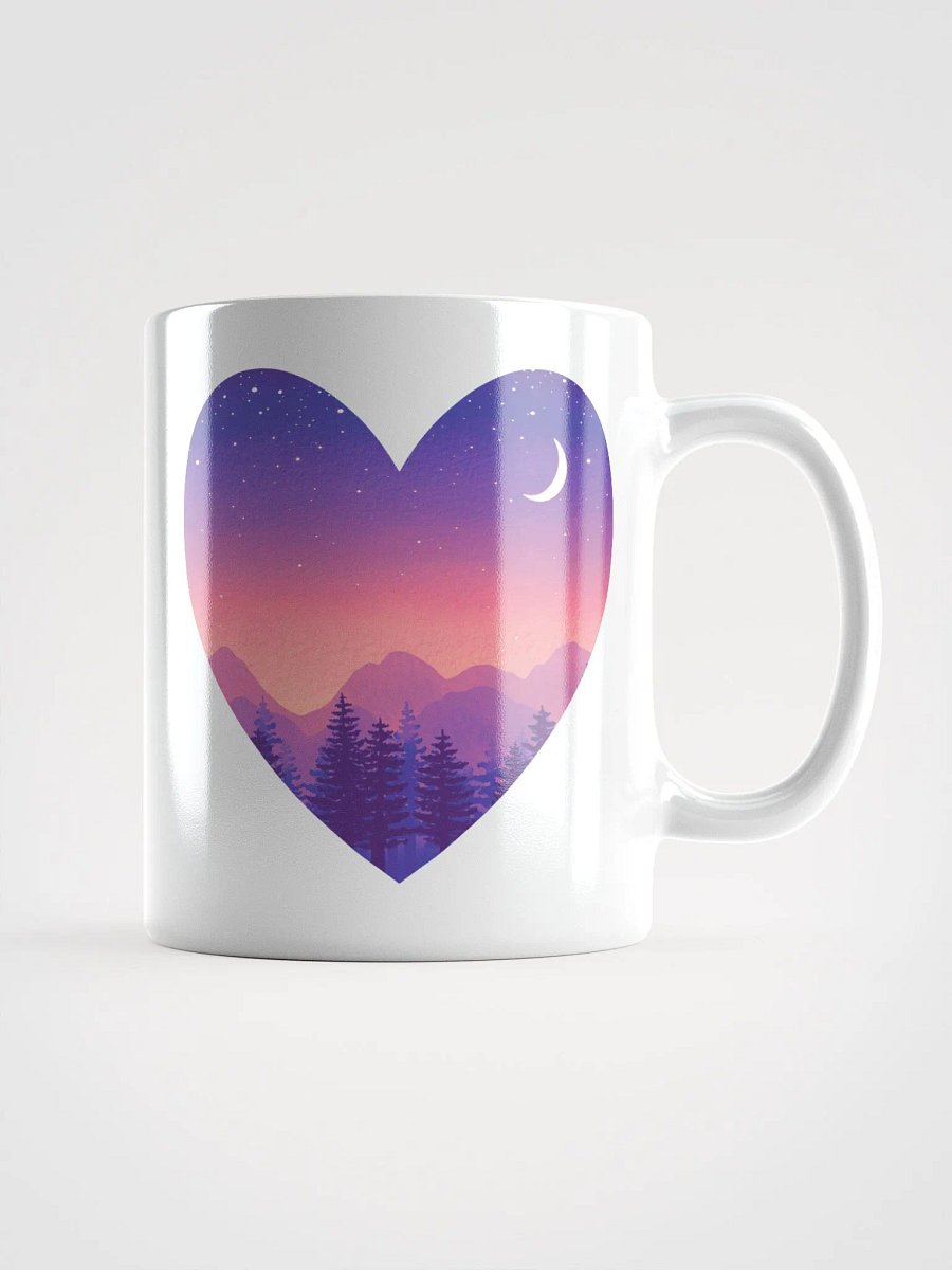 Lavender Sunset - Heart Mug product image (3)