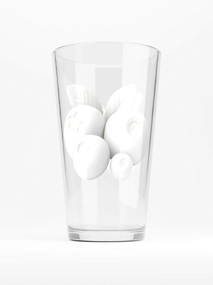 White Blueberries Pint Glass product image (1)
