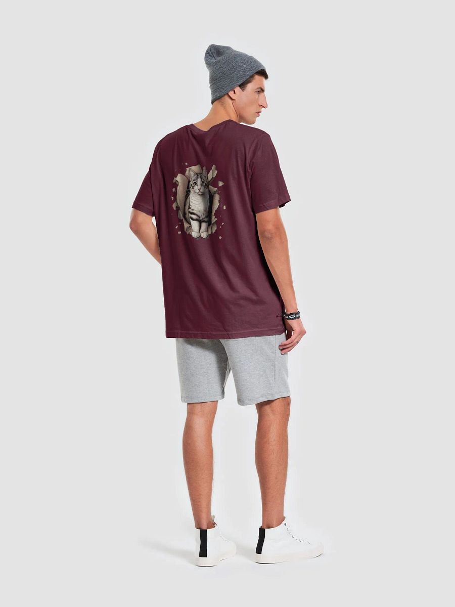 Breakthrough Cat Tee Unisex T-shirt (Backprint) product image (4)