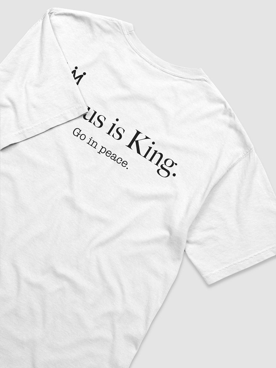 Comfort Jesus is King T-Shirts Black text product image (6)