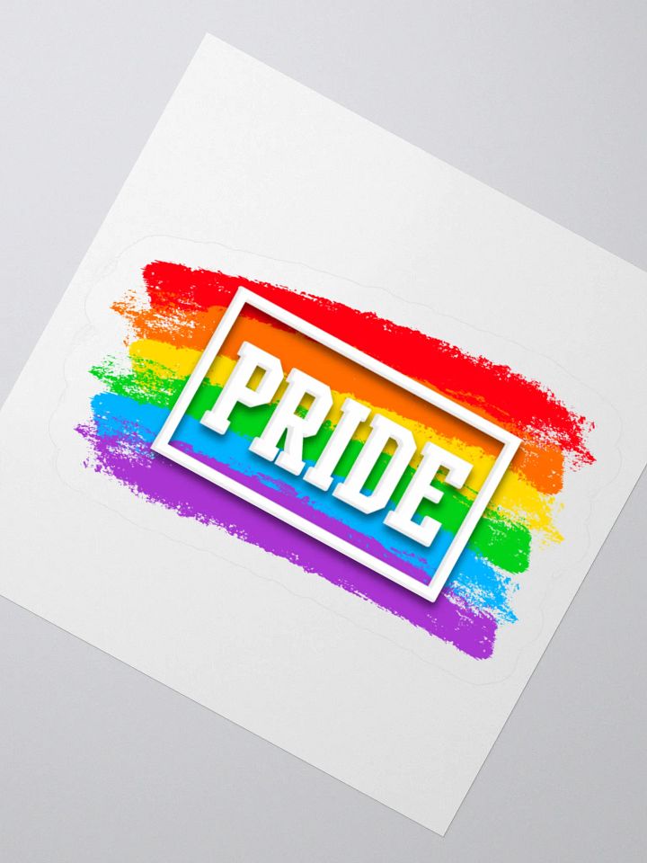 Rainbow Pride Kiss Cut Stickers product image (2)