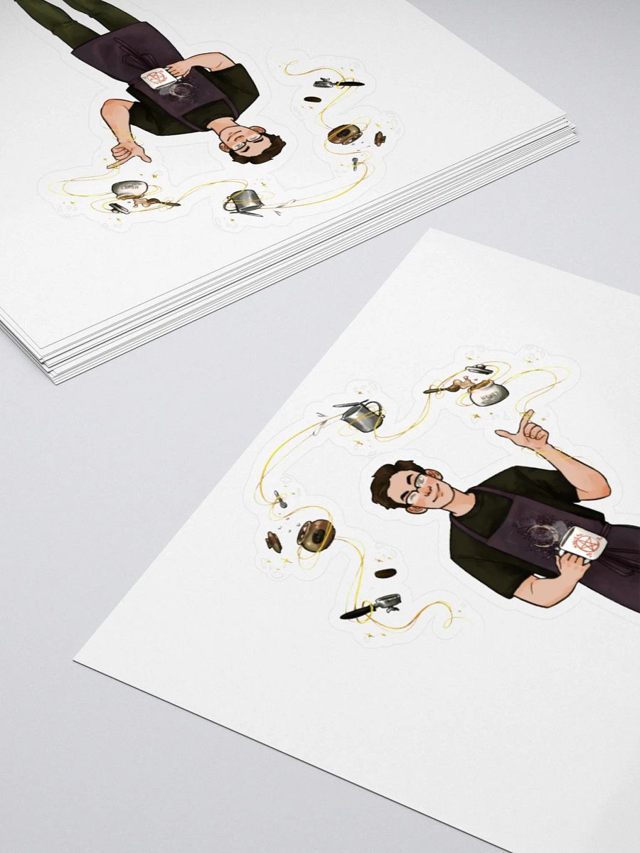 JeffBrutlag the Magical Barista Sticker product image (4)