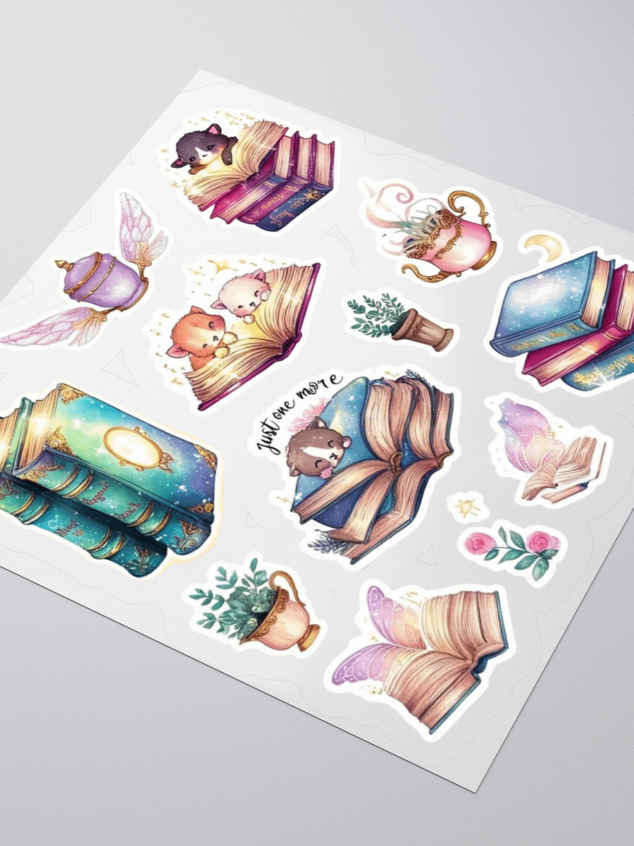 Whimsical Bookish Delights Sticker Pack product image (8)
