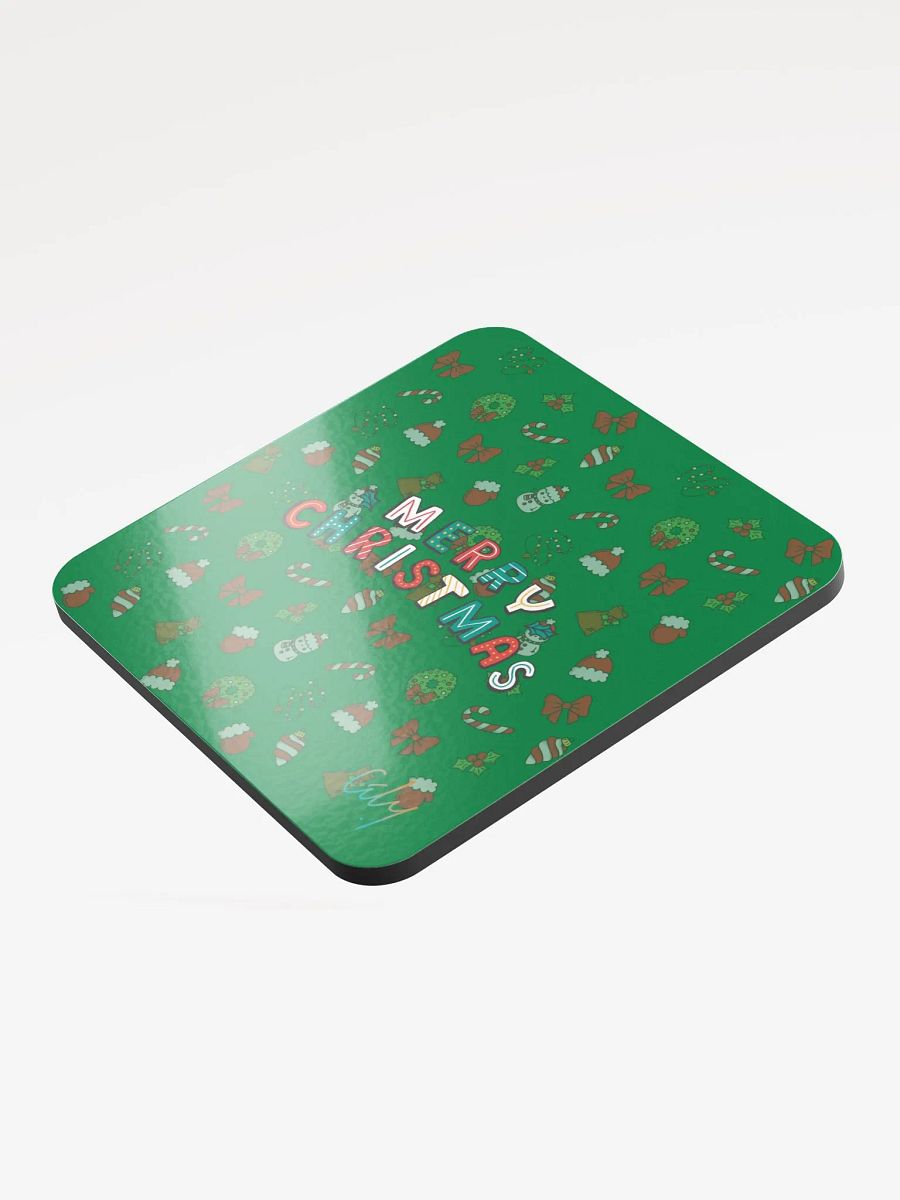 Festive Merry Christmas Cork Coaster product image (3)