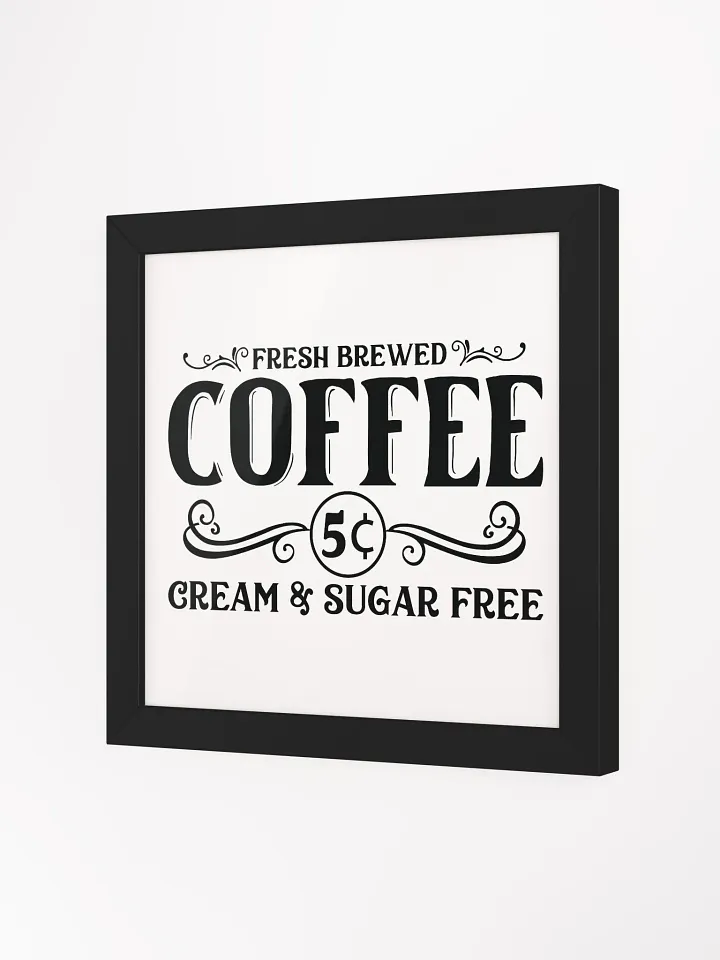 Vintage Coffee Advertisement Framed Matte Poster product image (11)