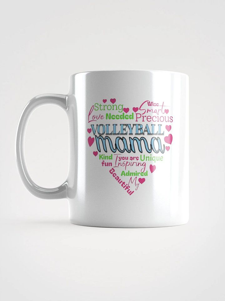 Heart Volleyball Mama Heart Mug product image (1)