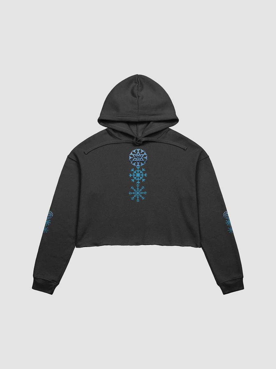 Pow Snowflakes Crop Hoodie product image (1)