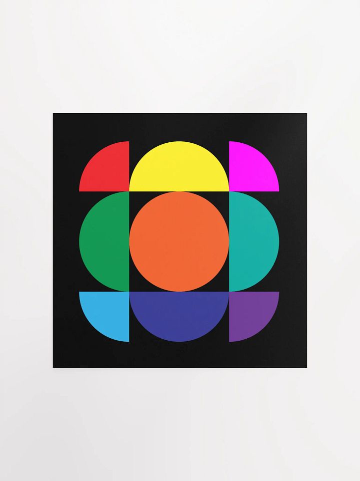 Bitcoin For All Prism Poster product image (1)