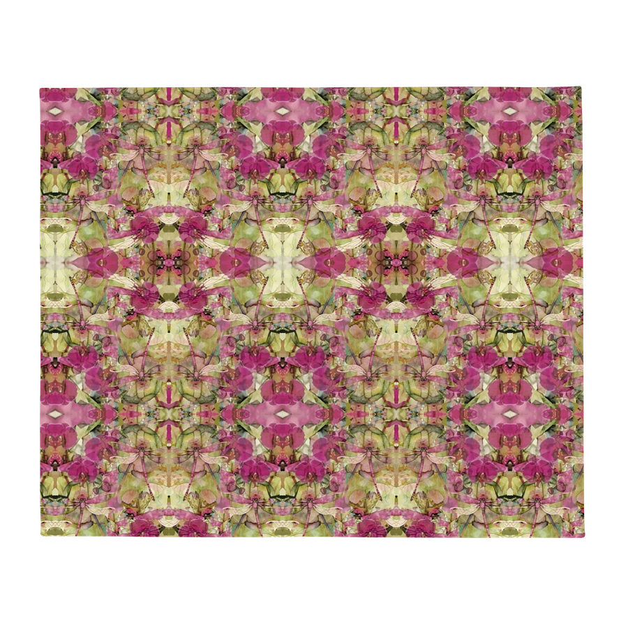 Miniaday Designs Orchid Kaleidoscope Collection Blanket product image (13)
