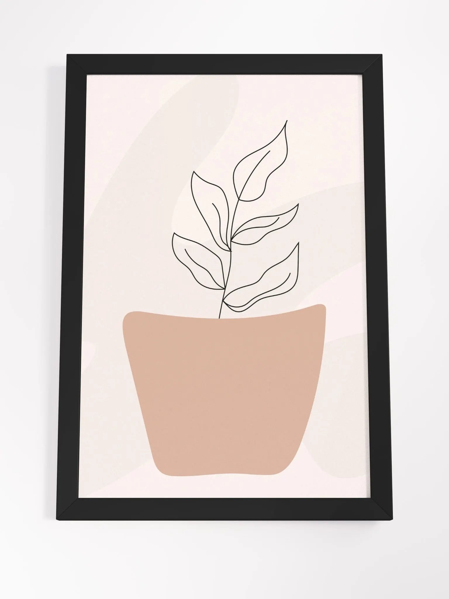 Curvy Leaves Potted Plant Poster product image (20)