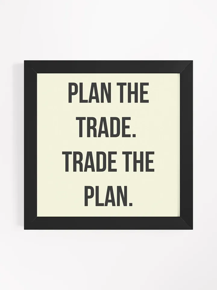 Trade the Plan Wall Art product image (9)