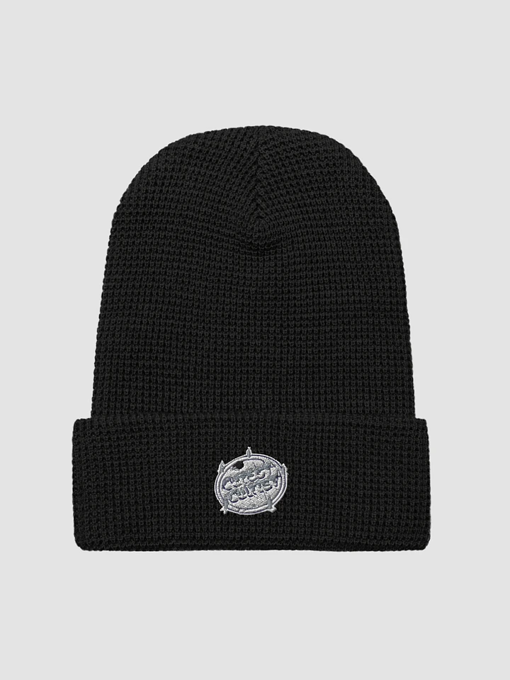White Summon Embroidery Beanie product image (1)