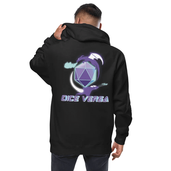 Embroidered Dice Versa Logo Hoodie product image (2)