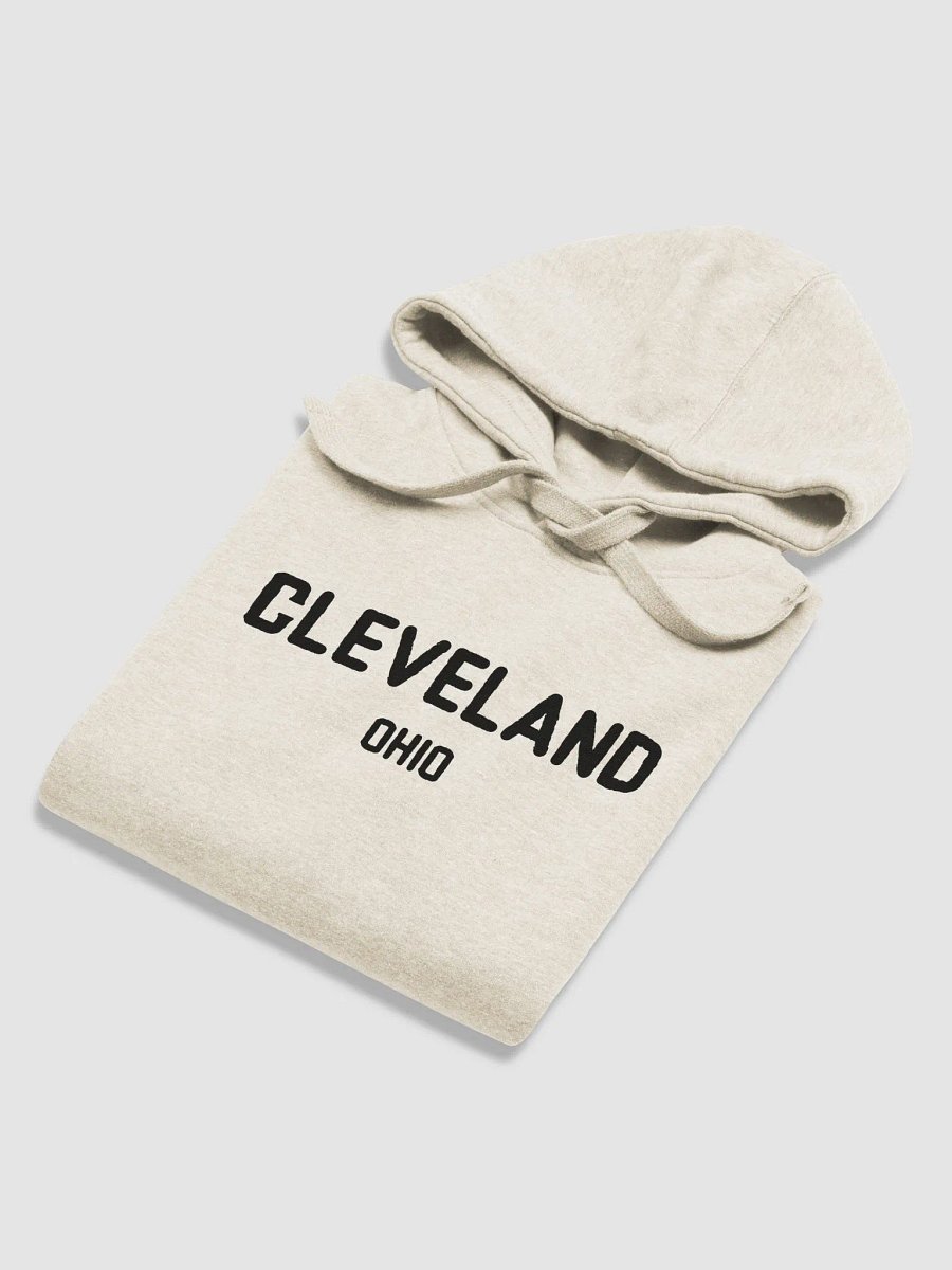 Cleveland Ohio Hoodie Sweatshirt Style Basic Casual Black White for Men Women Kids Dad Gifts product image (1)