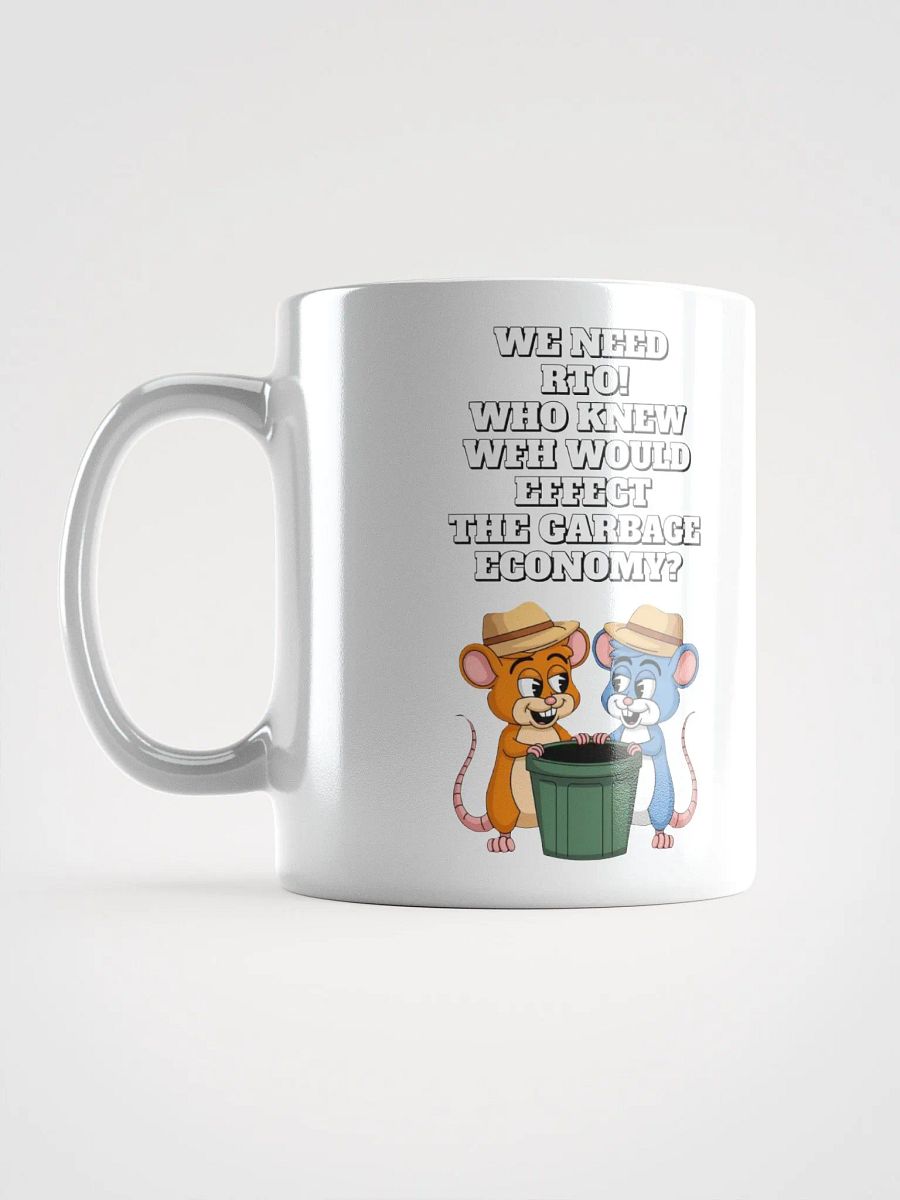Who Knew WFH Would Effect The Gargabe Economy? White Coffee Mug product image (15)