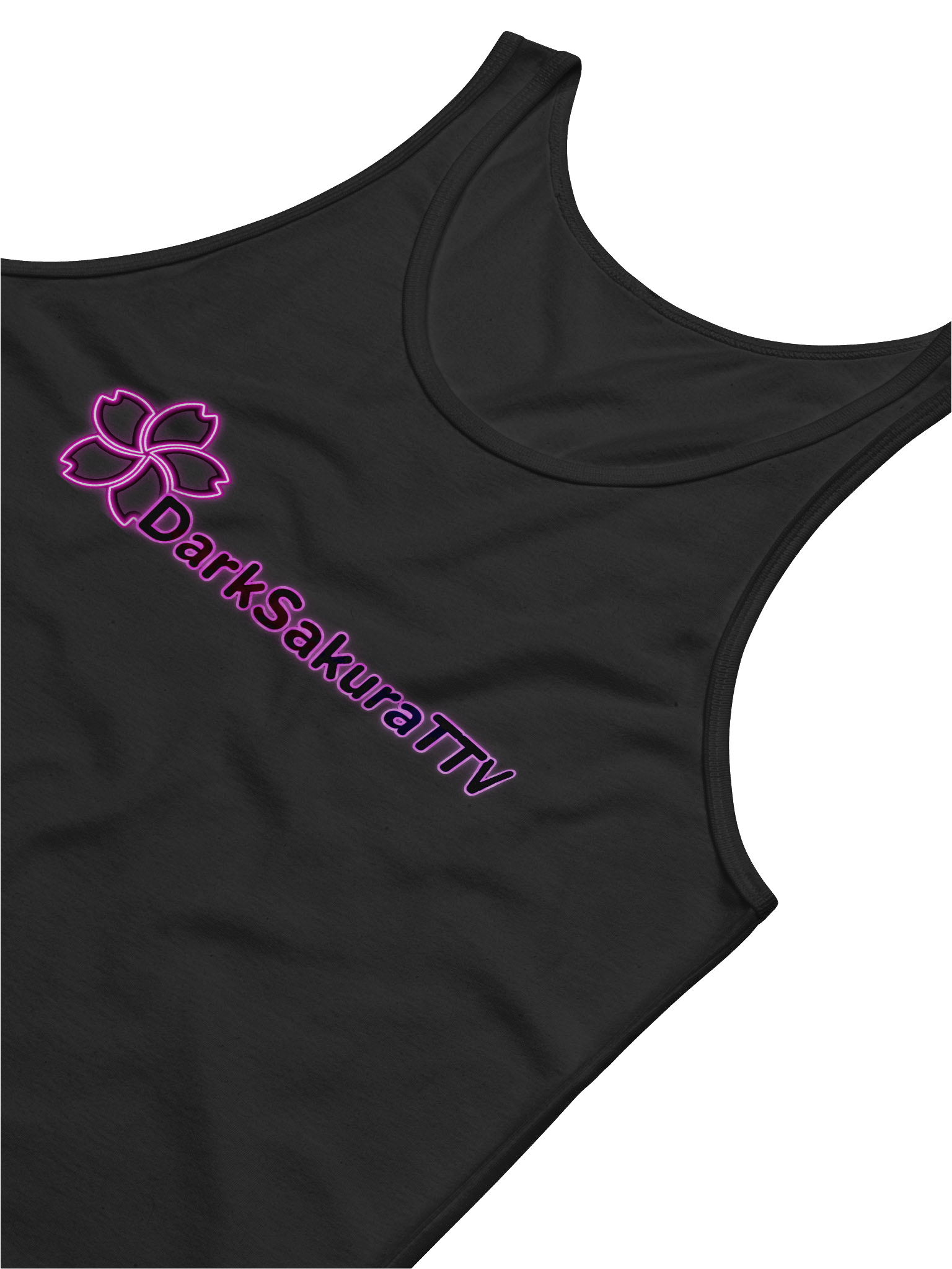 DarkSakuraTTV Neon Logo Jersey Tank product image (3)