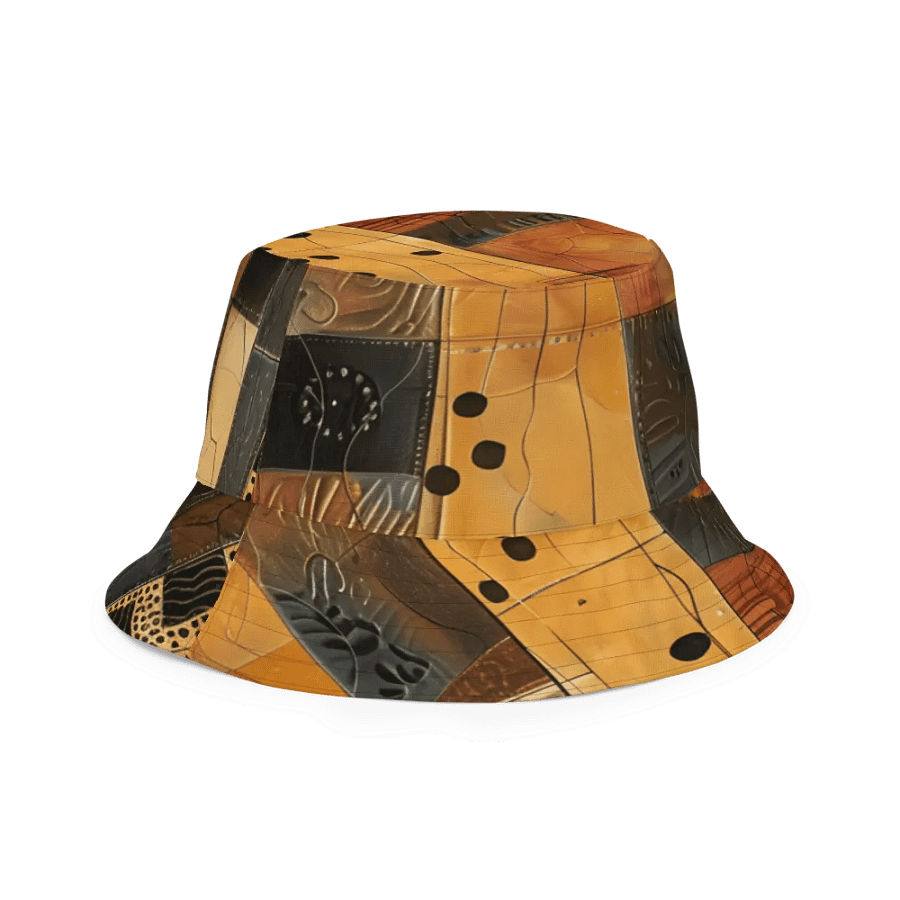 African Earthy Mosaic: Reversible Bucket Hat product image (10)