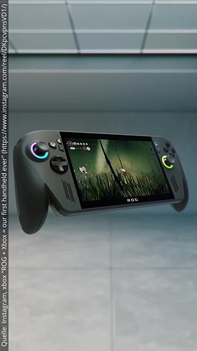 Neuer Xbox Handheld: #XboxAlly 

Quellen: 
➥ Video: https://www.instagram.com/reel/DKpcvpnsVD1/ 
➥ Infos: https://news.xbox.c...