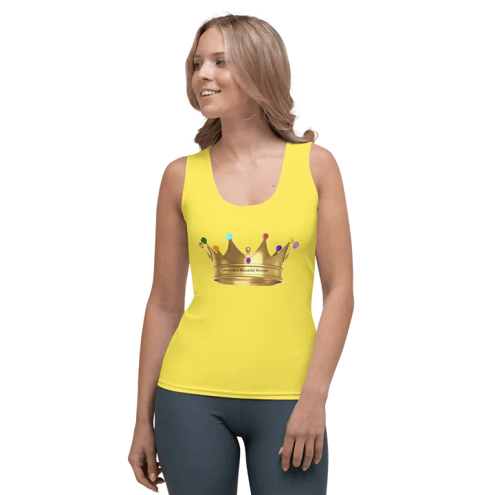 Queendom Beautiful Women Crown Tank Top/Yellow (TM) product image (2)