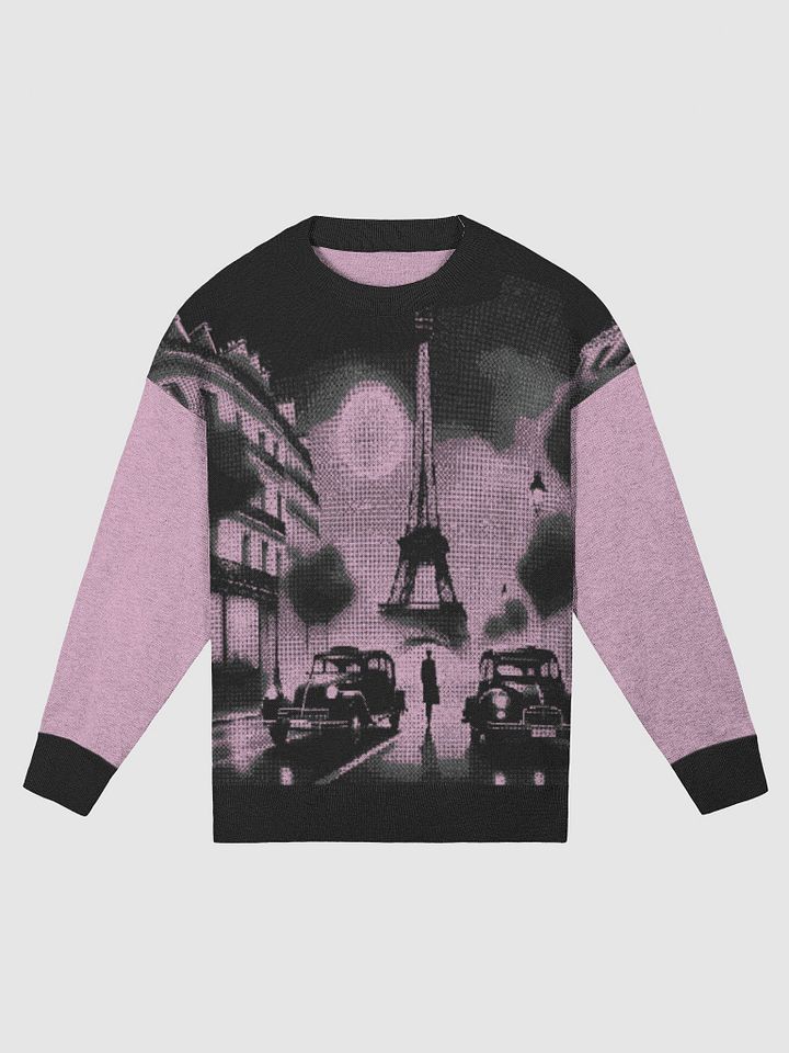 Paris Eiffel Tower Cozy Knit Sweater product image (5)