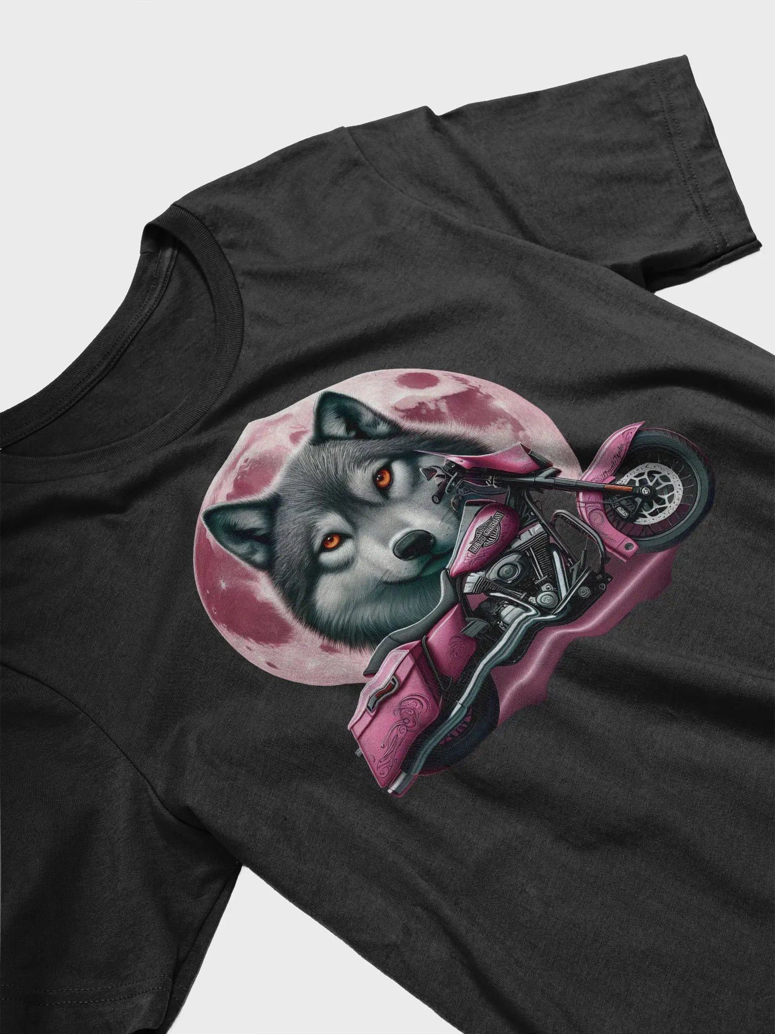 Motorcycle and Wolf - Unisex T-Shirt #8 product image (3)
