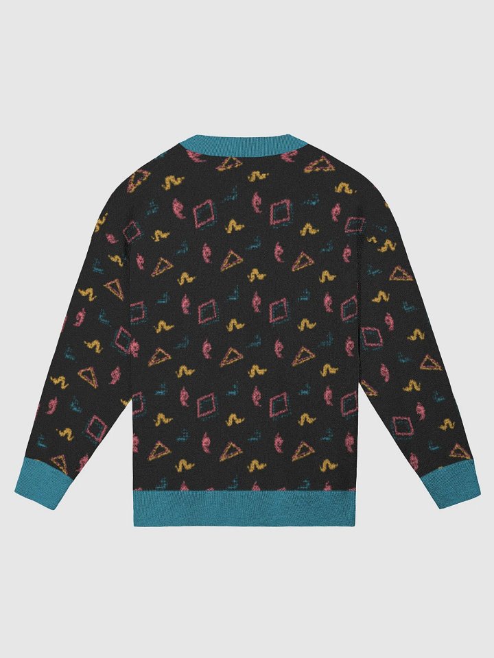 Oh Worm black relaxed fit sweater product image (8)