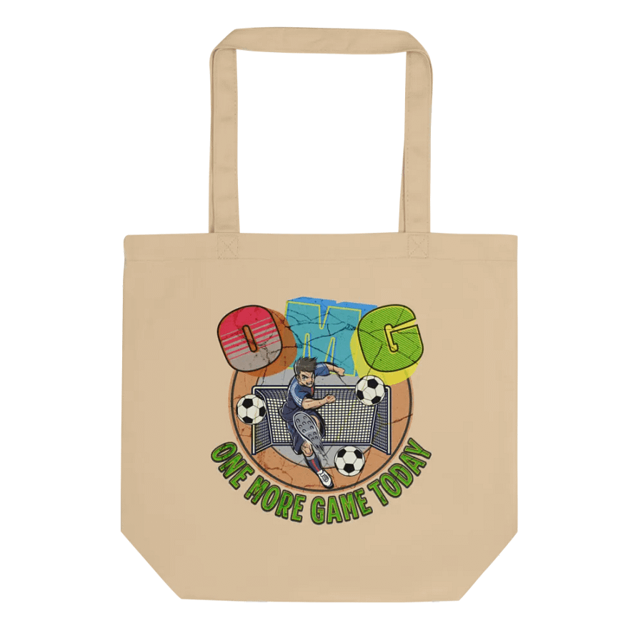 OMG One More Game Today Soccer Madness Tote Bag product image (1)