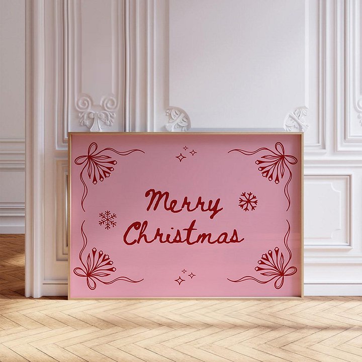 Pink Merry Christmas product image (2)