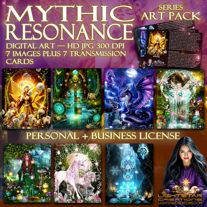 Mythic Resonance Anchors Series Pack—Digital Art Bundle (Personal + Business License) product image (2)