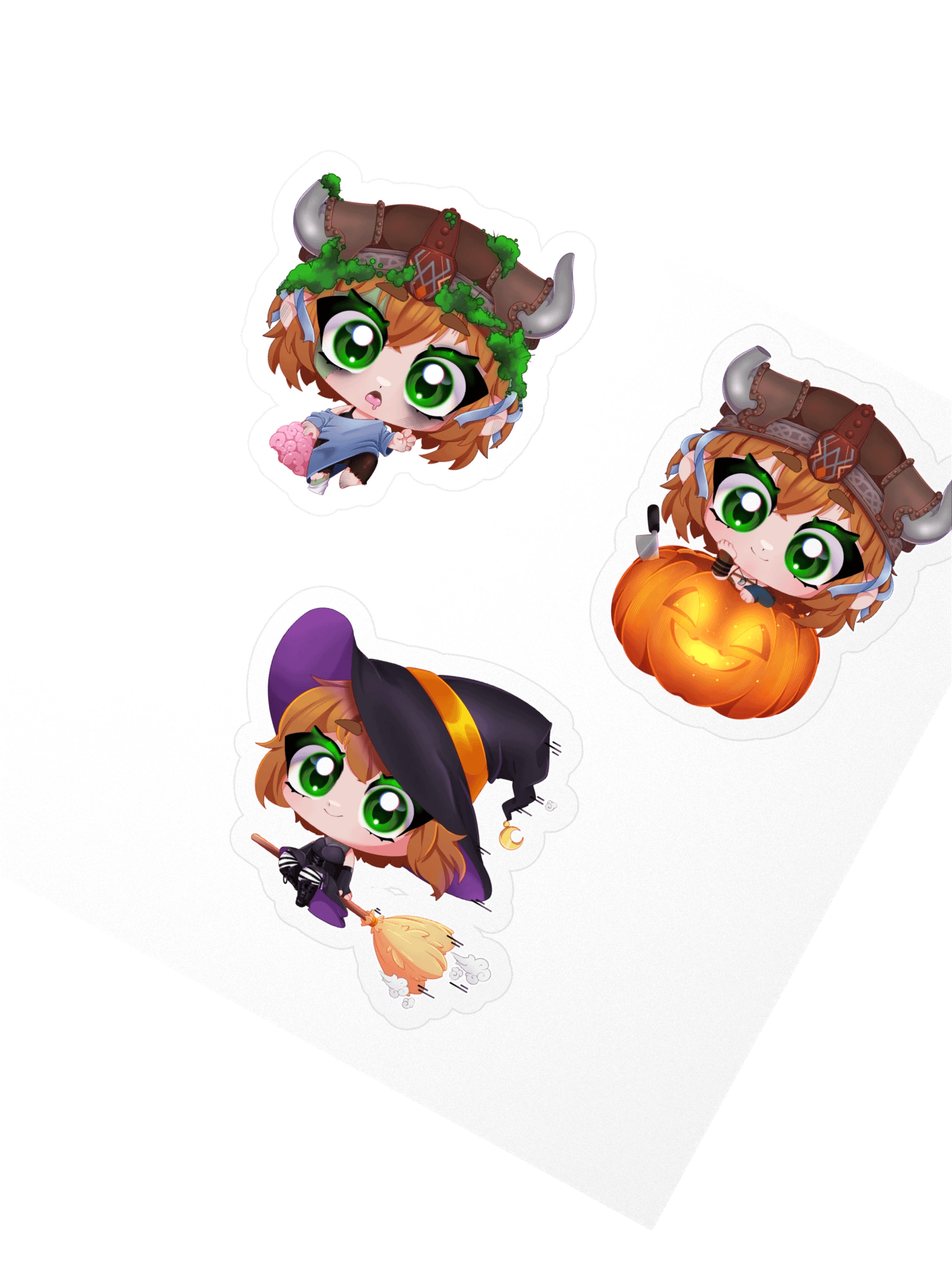 Halloweenie 2025 3-Sticker Set - Nunu Only product image (2)