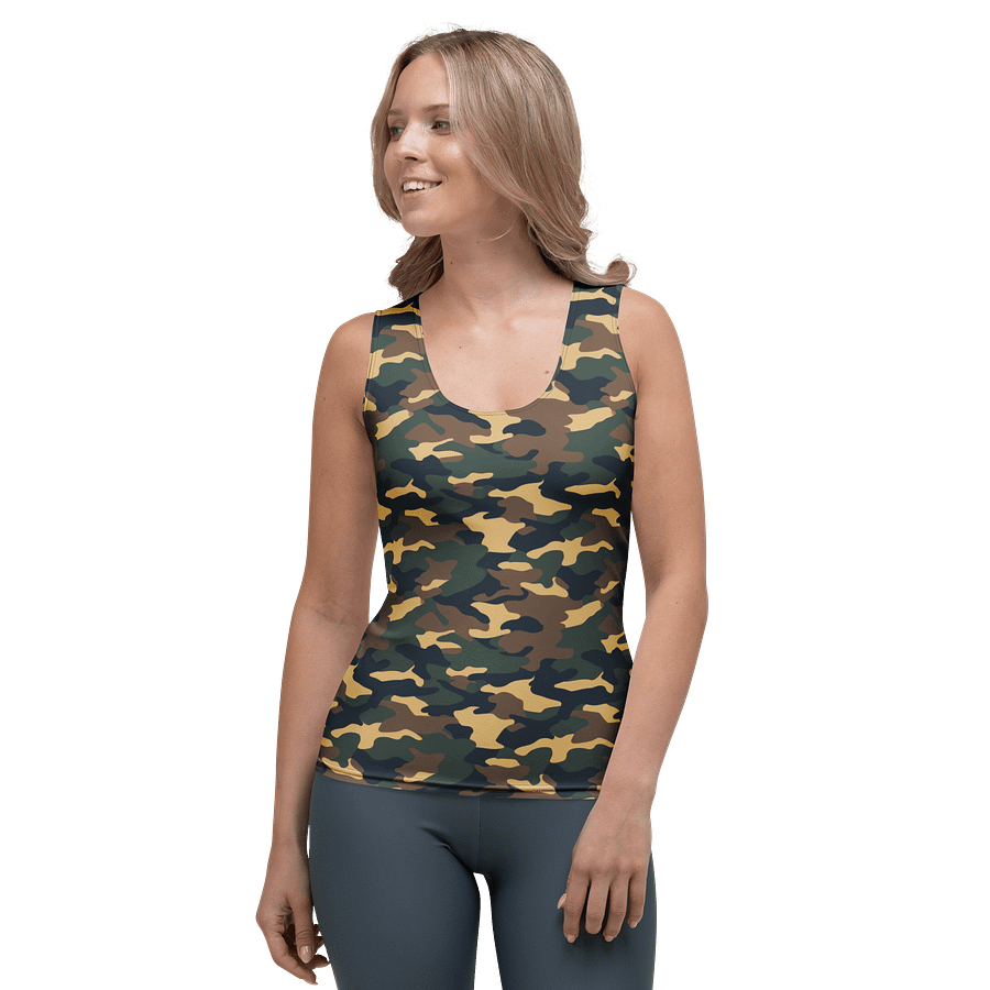Camo Print Women’s Tank Top product image (1)