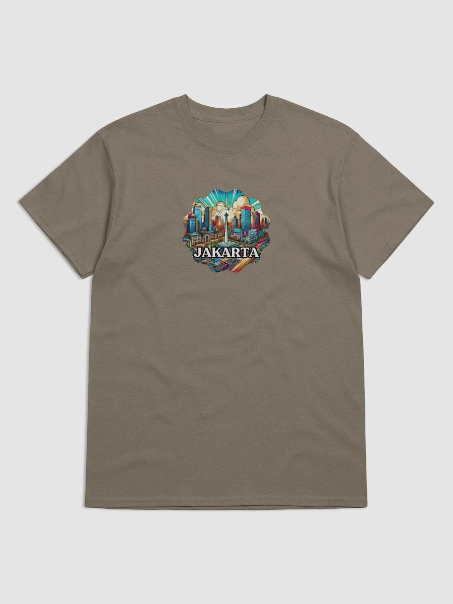 Gildan Heavyweight T-Shirt | AI design Jakarta city Indonesia product image (1)