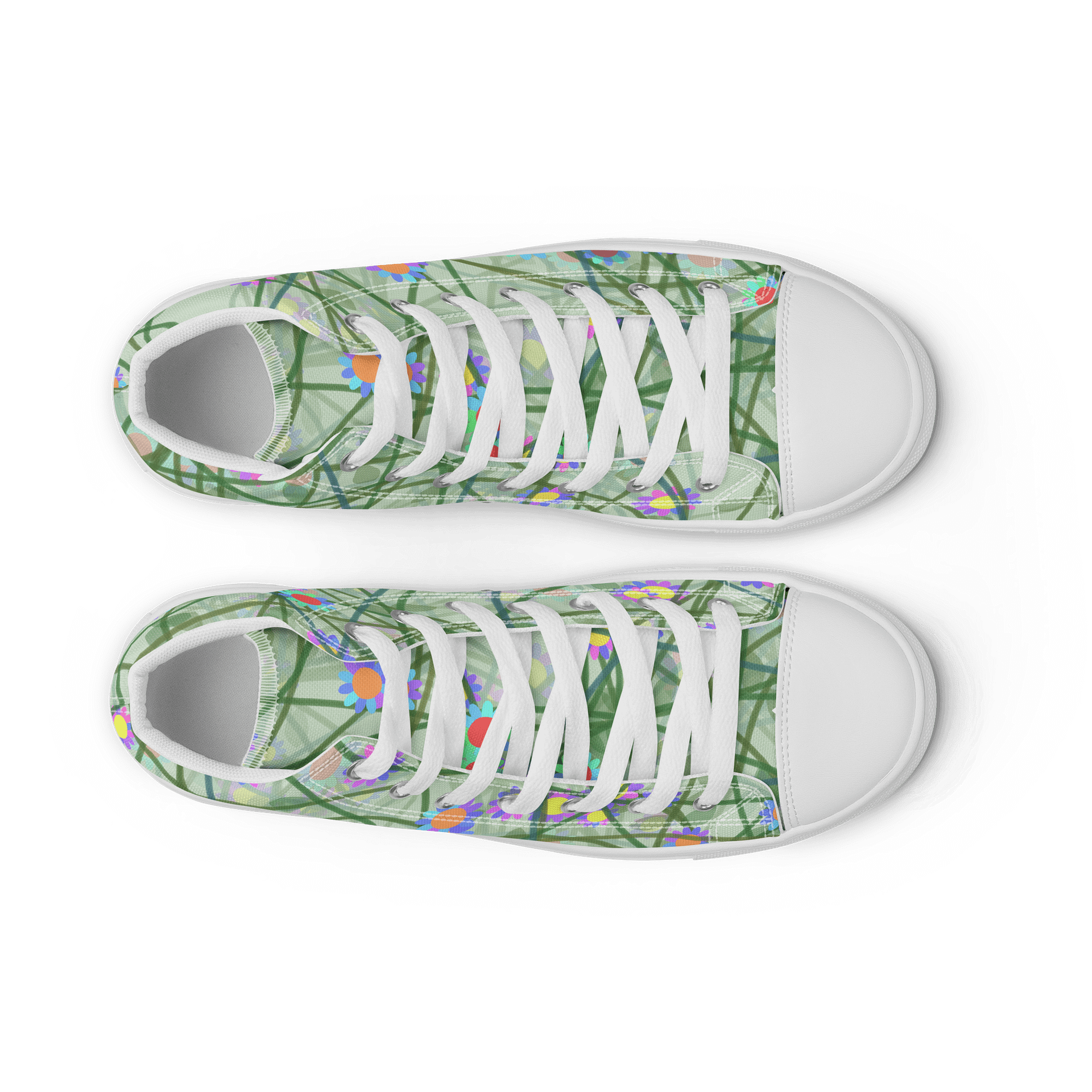 Blossom Burst Women's High Tops product image (9)