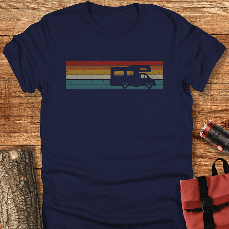 Retro RV camping t-shirt, Unisex product image (1)