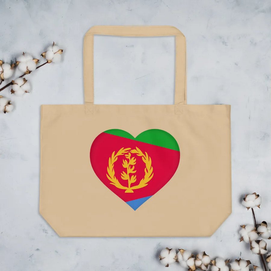 Eritrea Flag Map Eco Tote product image (7)