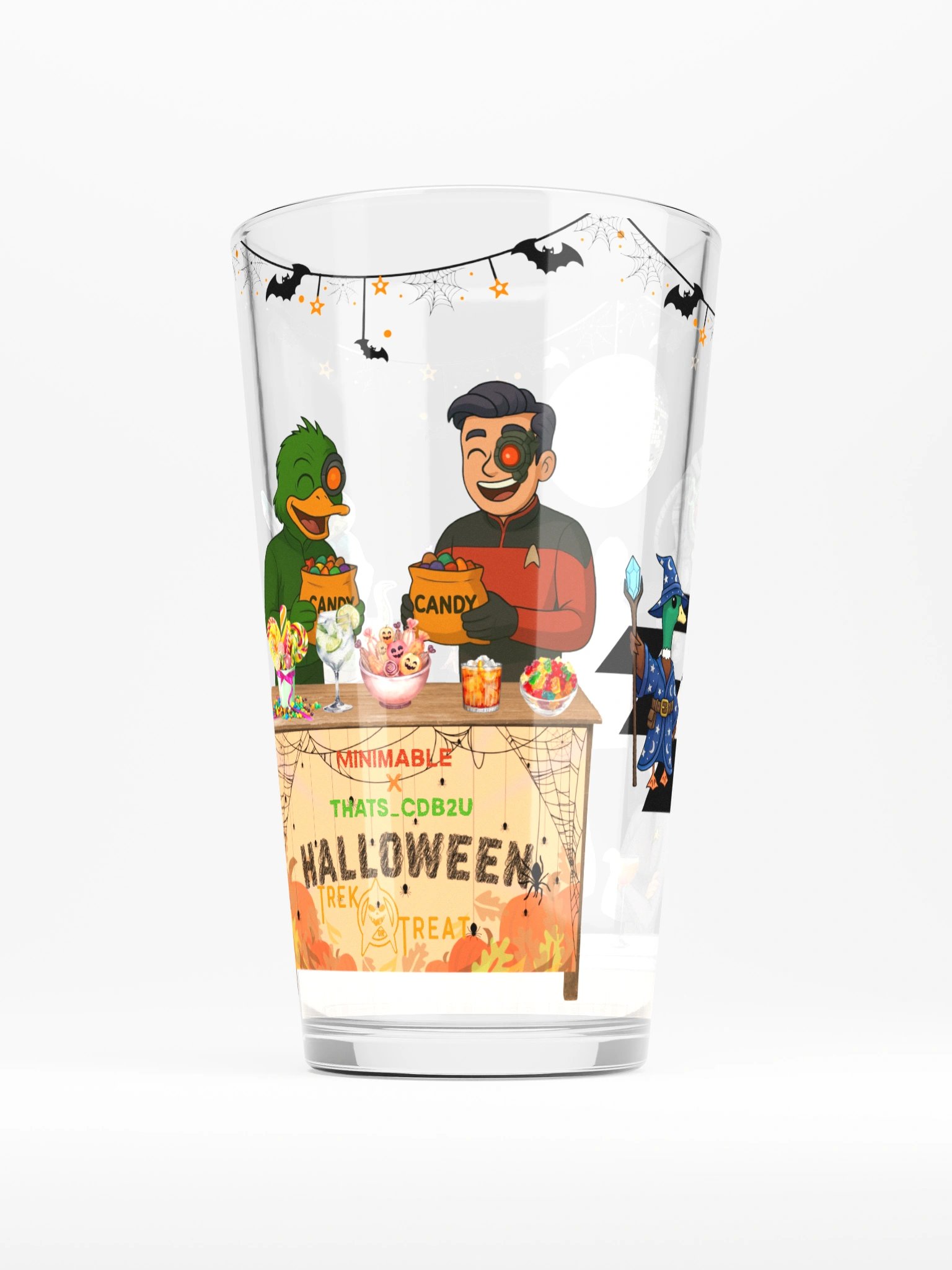Collective Stream Team - Halloween Party - Pint Glass product image (1)