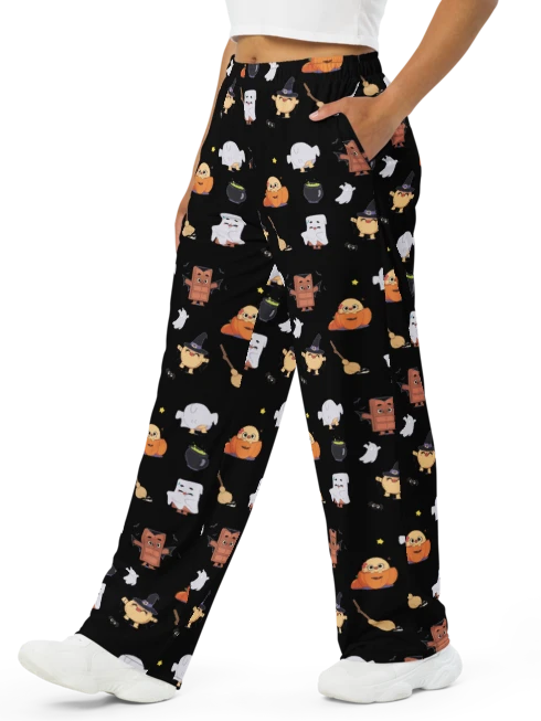 Let’s Get Spooky | Unisex Pajama Pants product image (1)