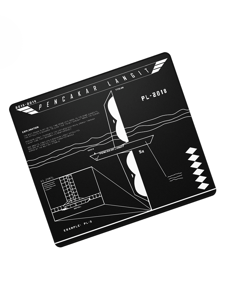 DESKMAT | PENCAKAR LANGIT (BLACK EDITION) product image (1)