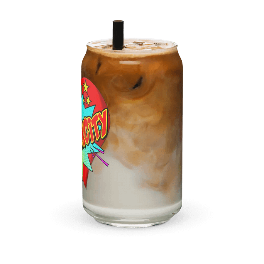 YenYorkCity Comic Logo Can Glass product image (12)