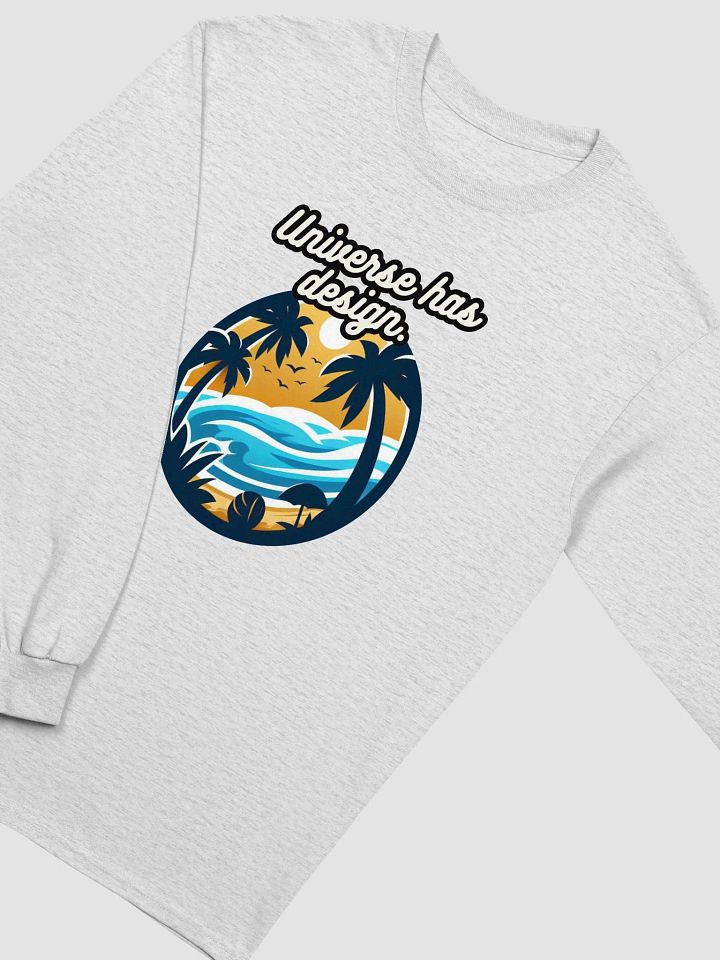 Paradise Design Long Sleeve Tee | AI Design universe has design product image (1)